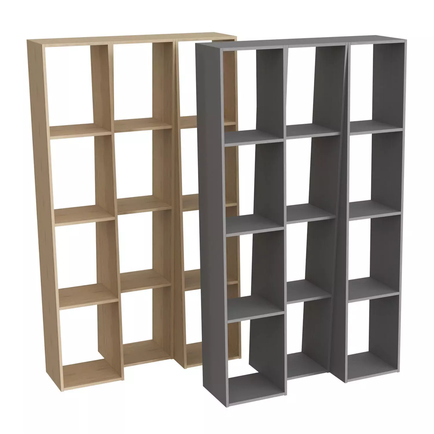 Endless Shelf Unit 3D model_0