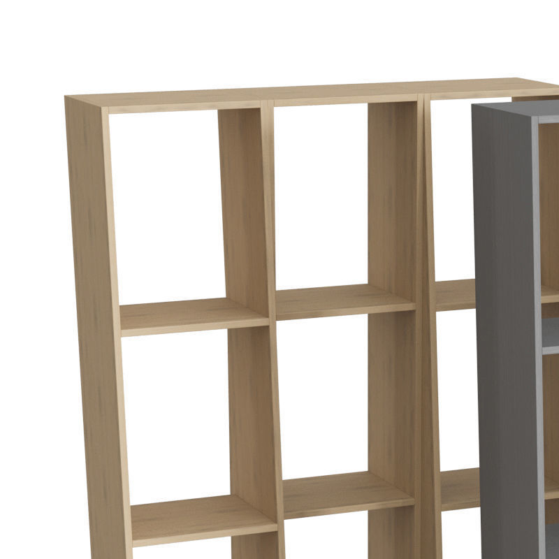 Endless Shelf Unit 3D model_1