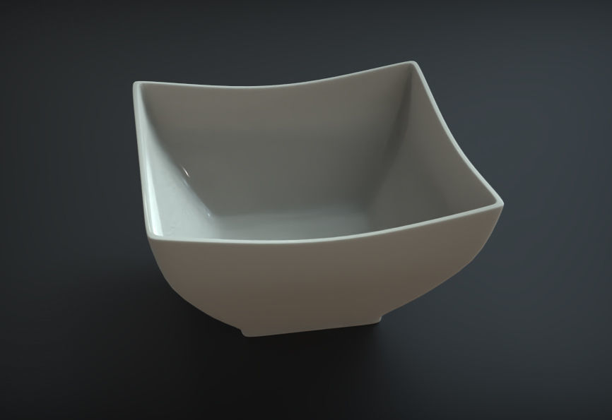 Condiment Bowl 3D Model 3D model_2