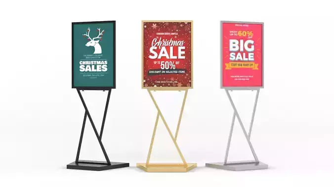 Advertising Poster Display