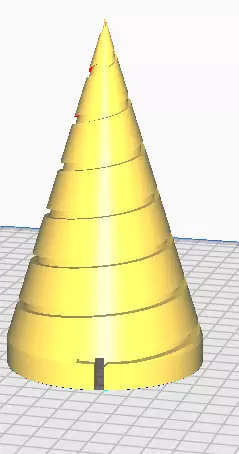 CONE TO MAKE SPIRAL FOR ELECTROCULTURE 3D print model