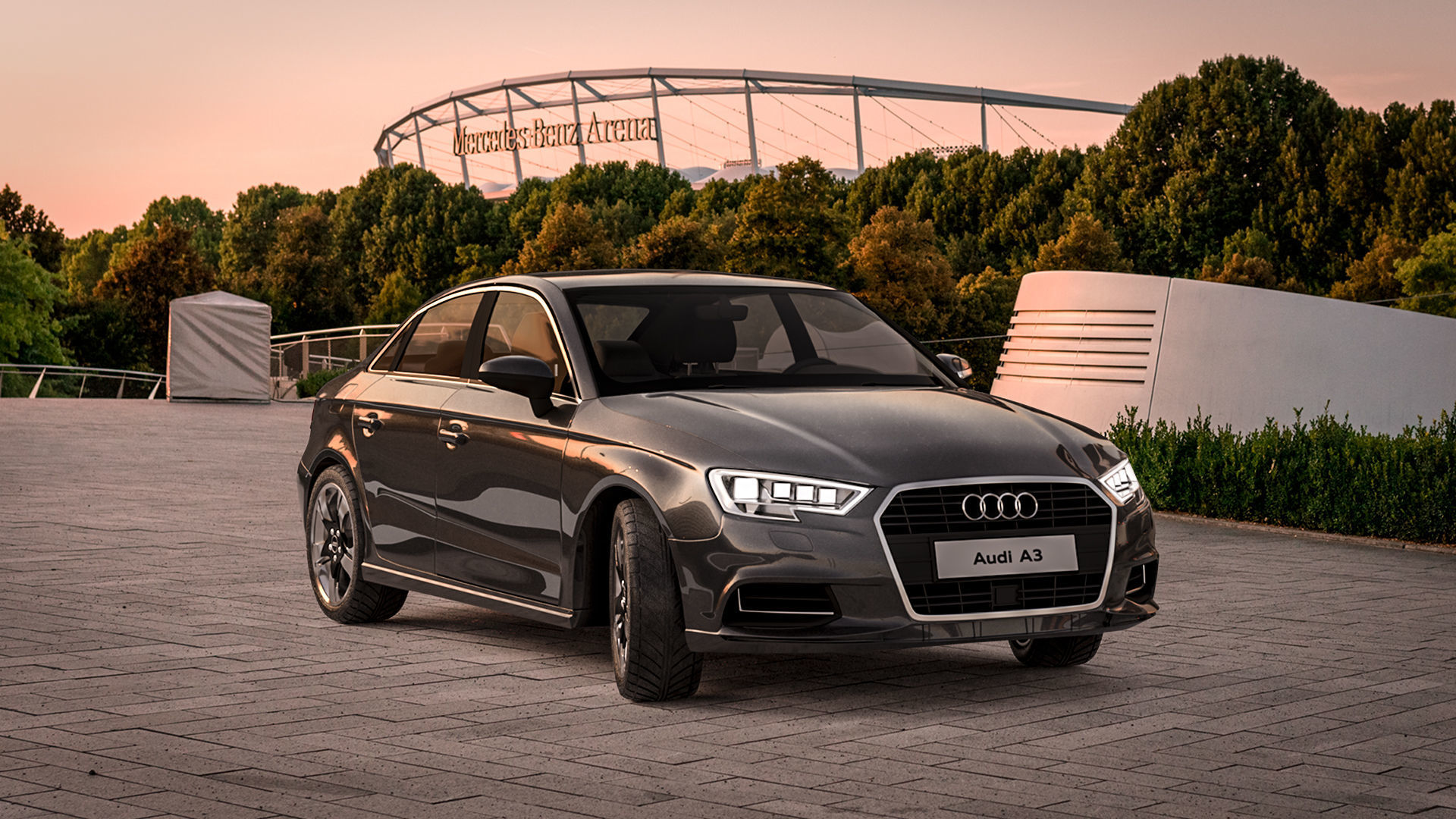 Audi A3 Sedan Berline 3D model_2