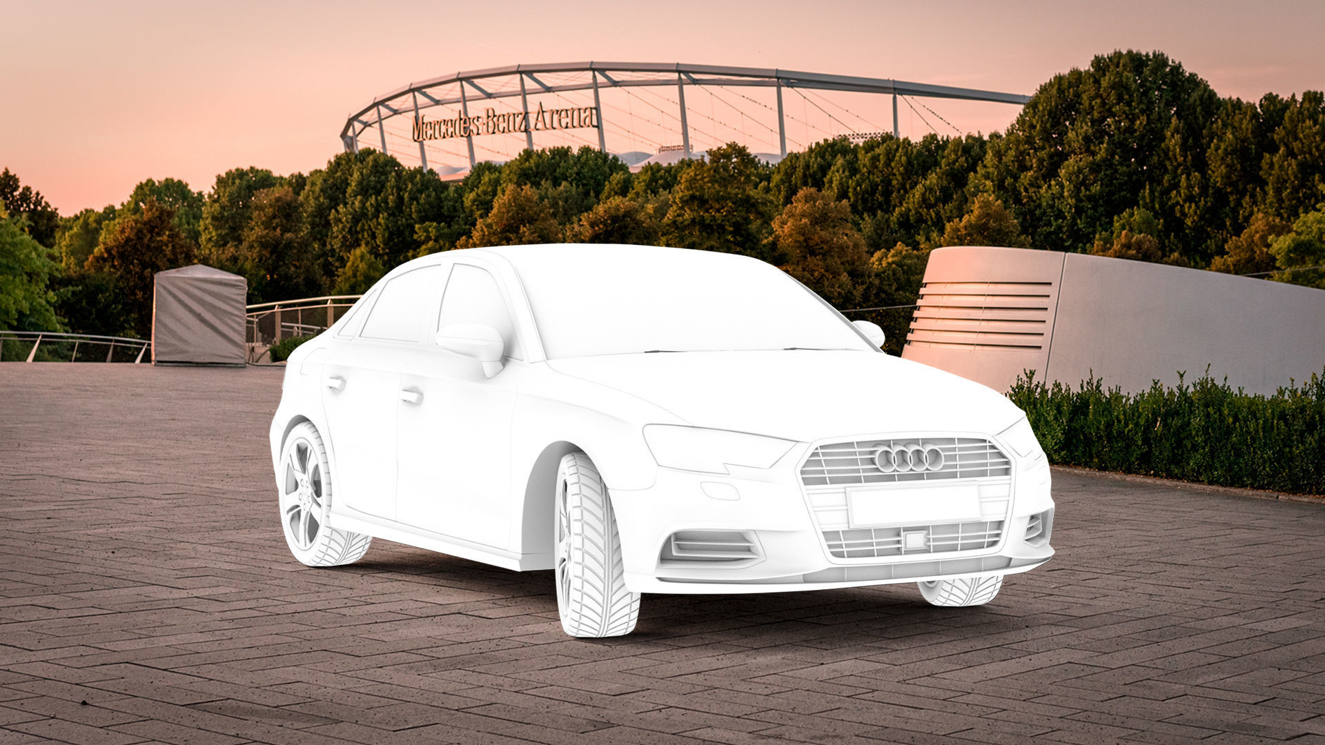Audi A3 Sedan Berline 3D model_8