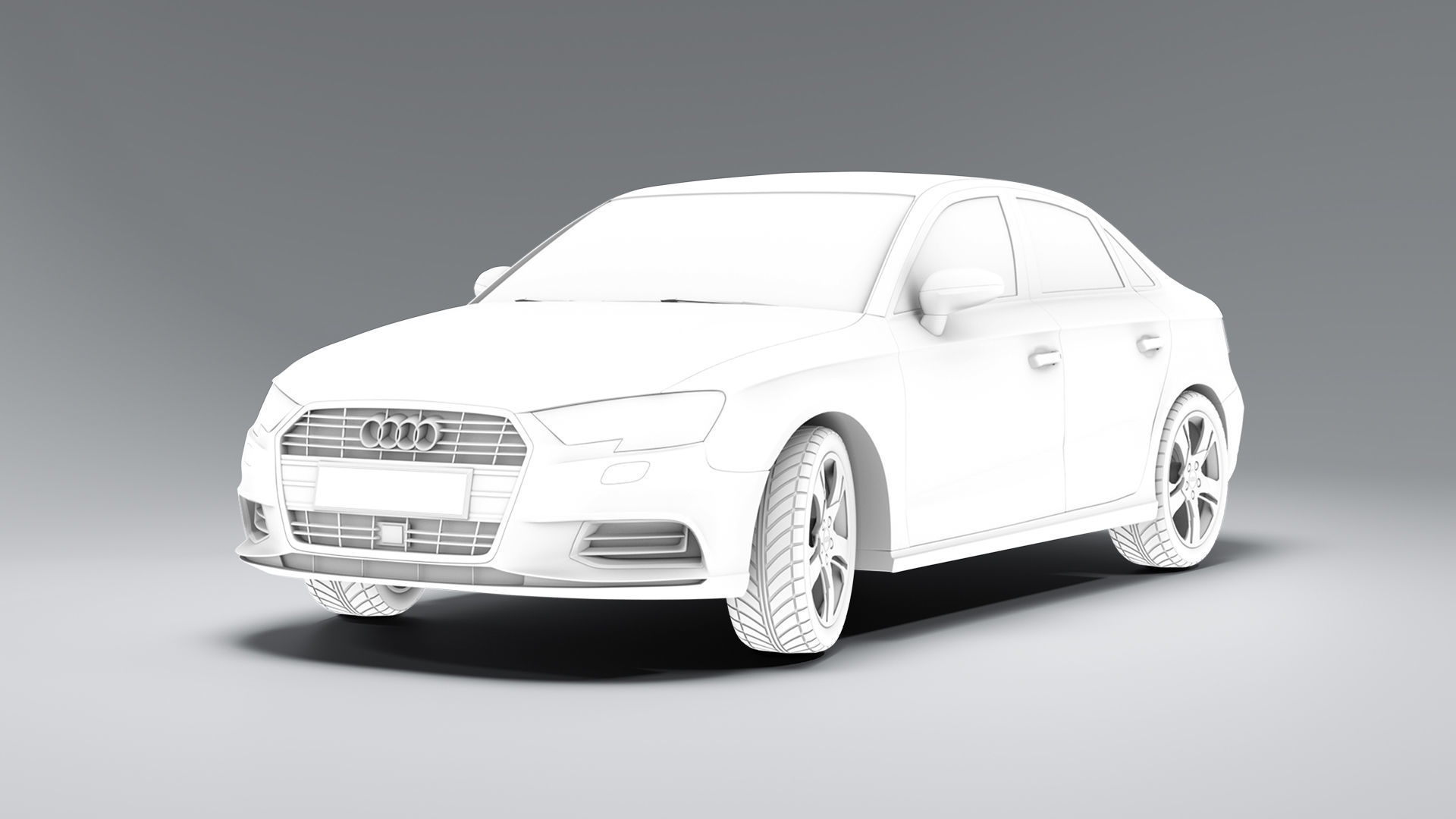Audi A3 Sedan Berline 3D model_6