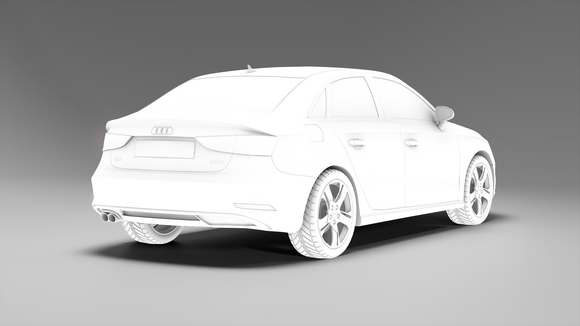 Audi A3 Sedan Berline 3D model_7