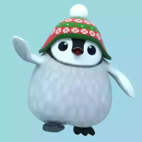 Cartoon Baby Penguin