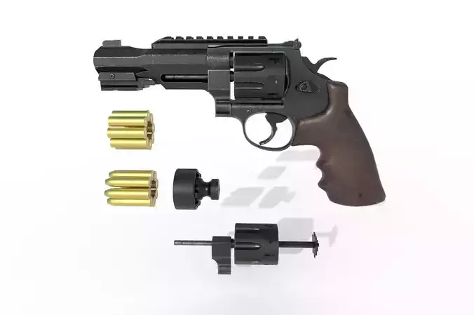 Revolver and its accessories