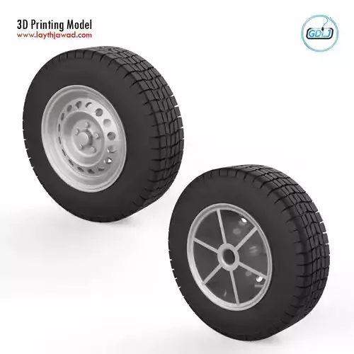 Vehicle wheels 1-32 3D print model
