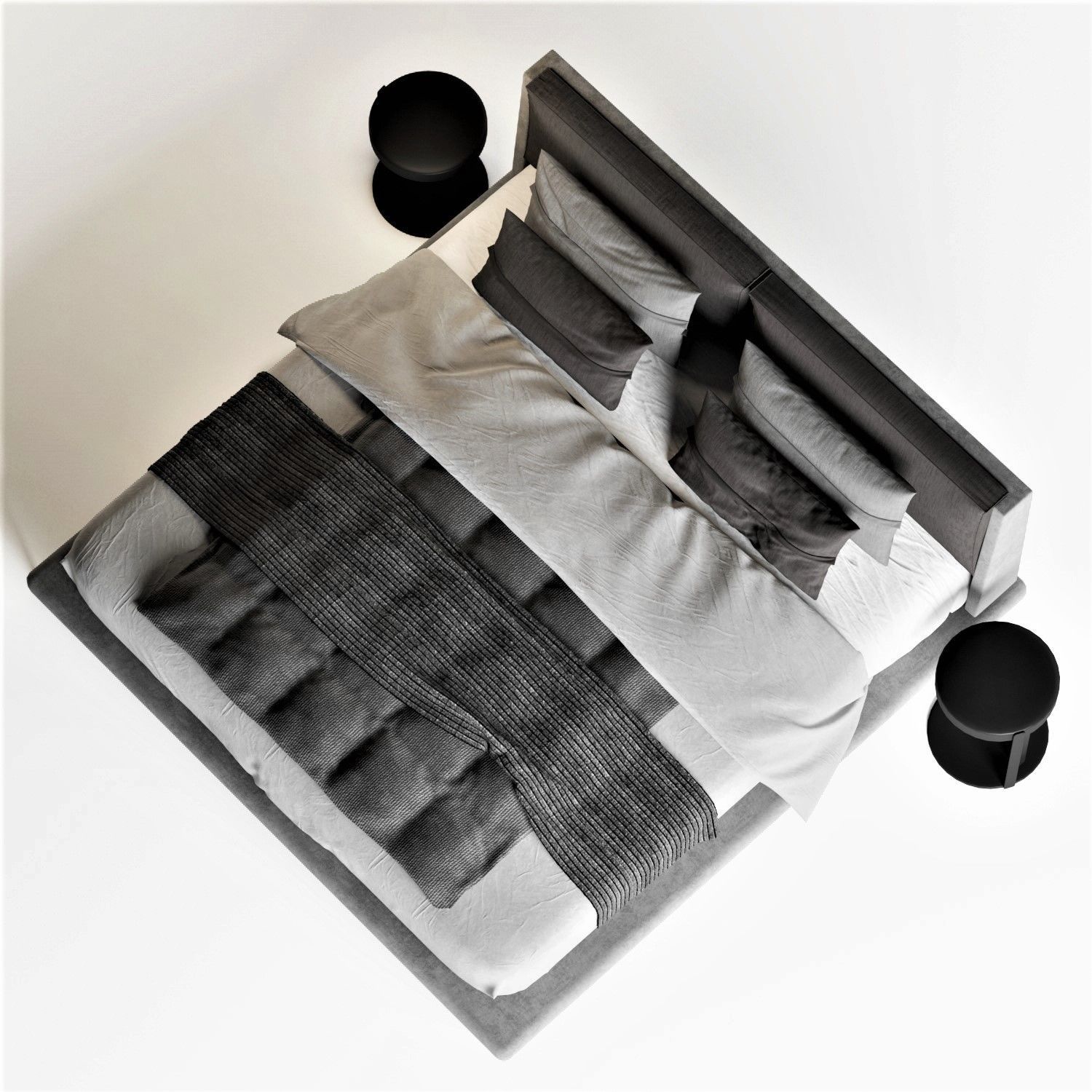 Meridiani Bed 3D model_2