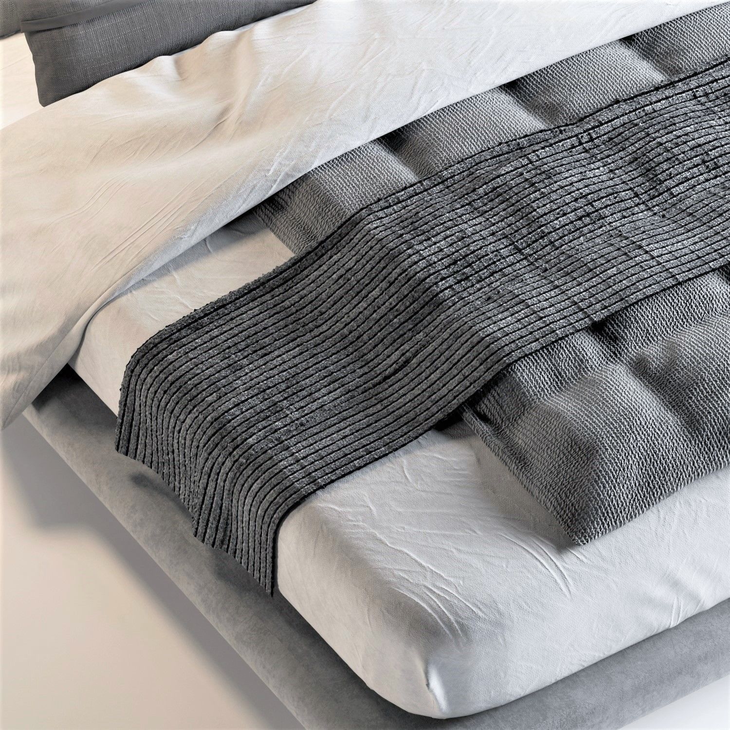 Meridiani Bed 3D model_3