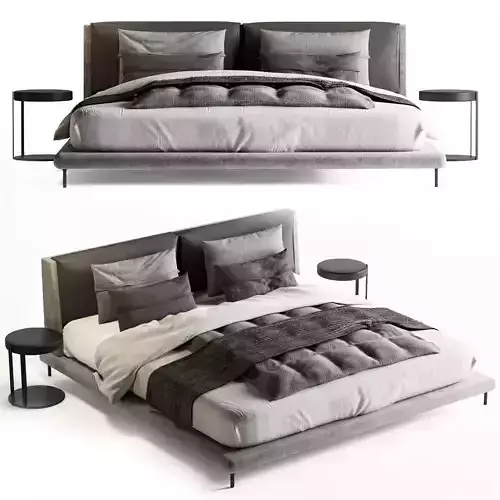 Meridiani Bed 3D model