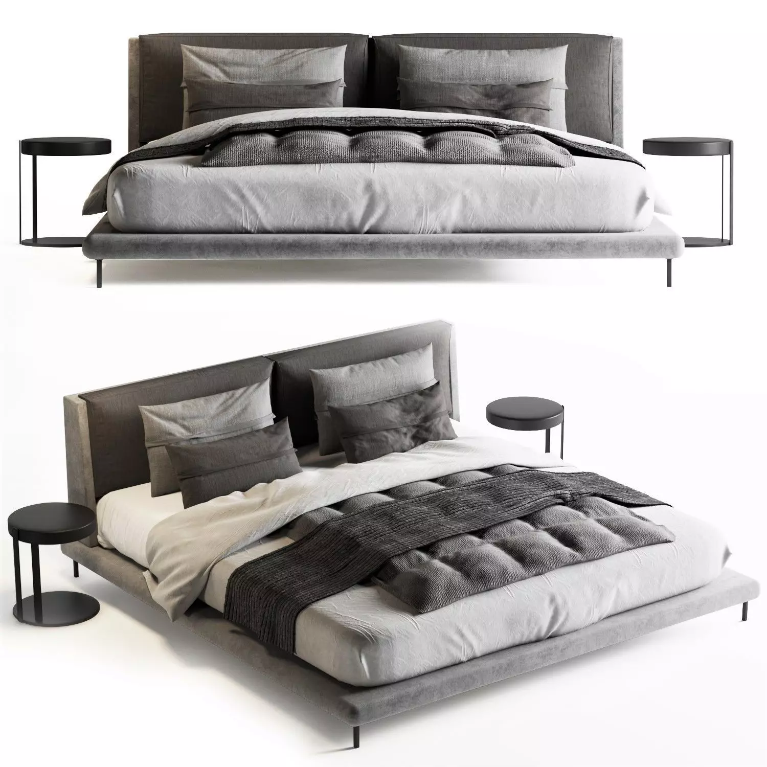 Meridiani Bed 3D model_0