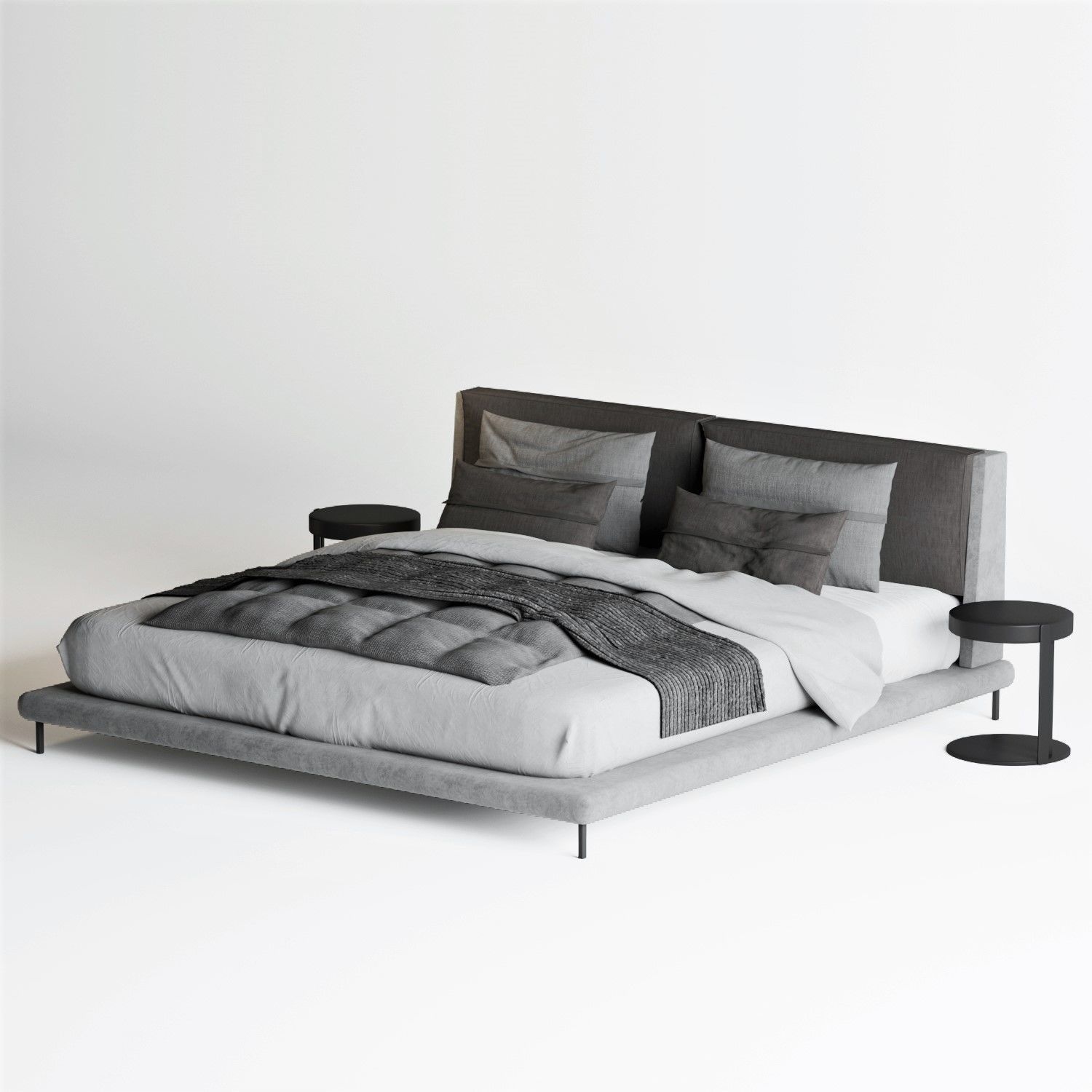 Meridiani Bed 3D model_1