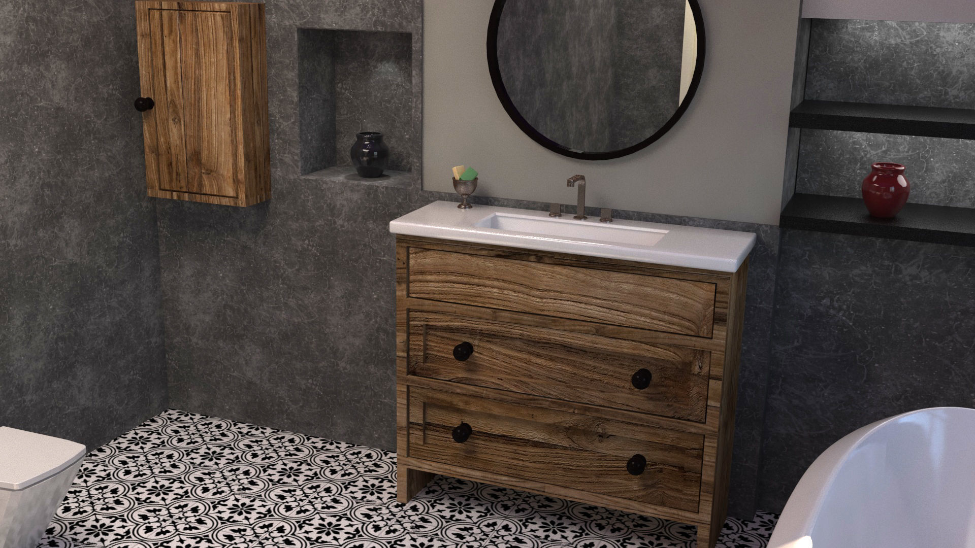 Bathroom 3D model_1