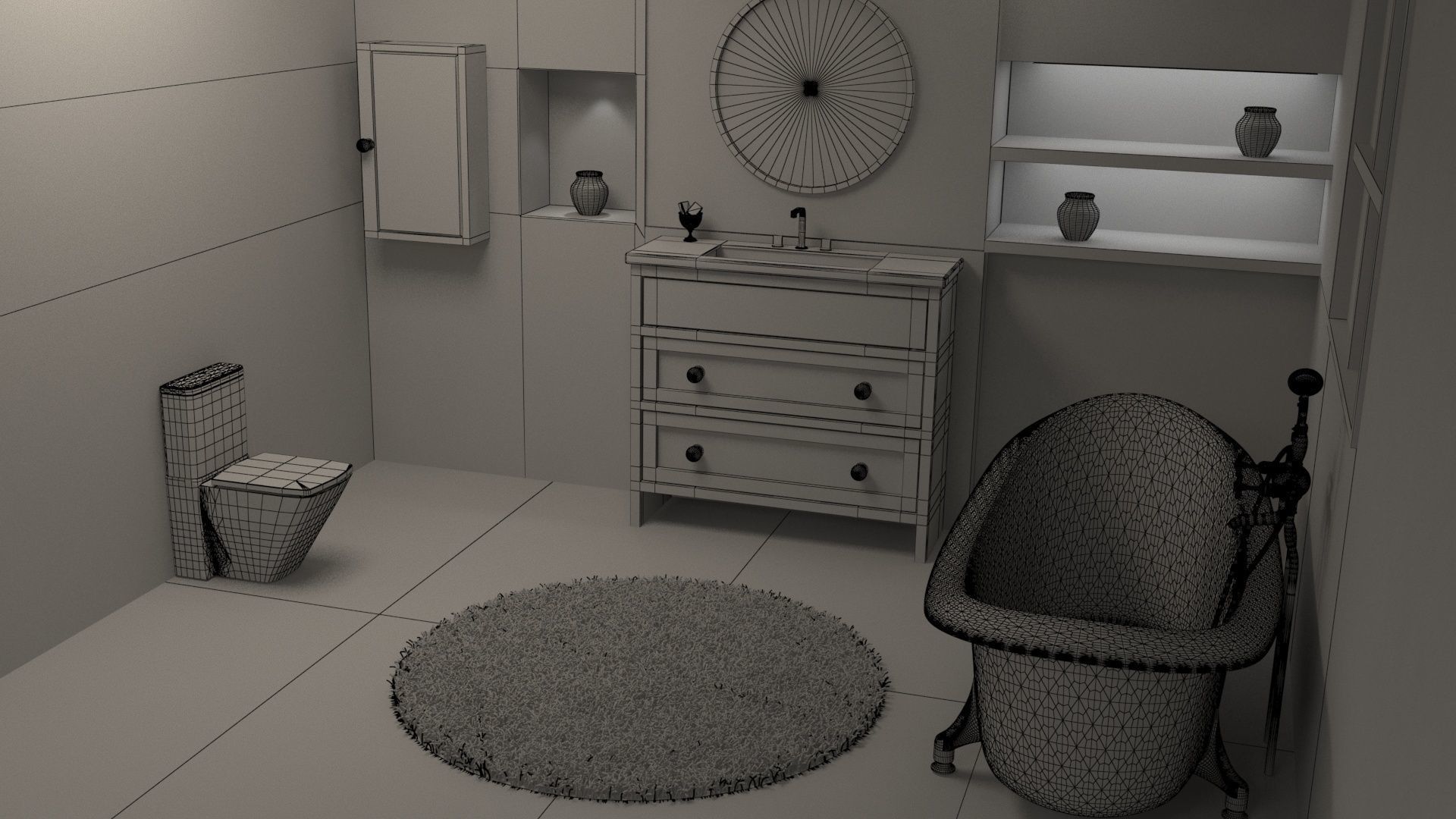 Bathroom 3D model_5
