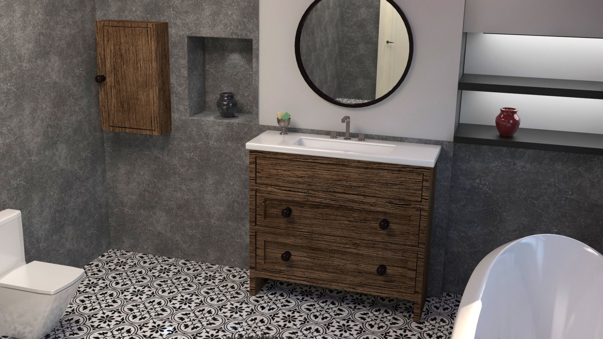 Bathroom 3D model_4