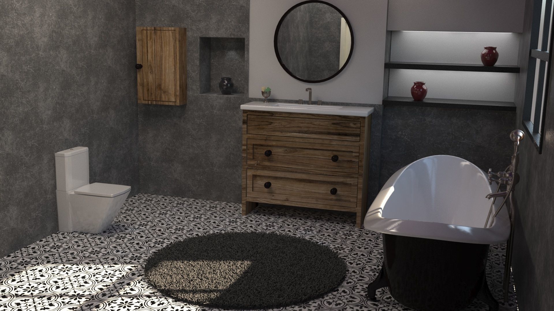 Bathroom 3D model_2