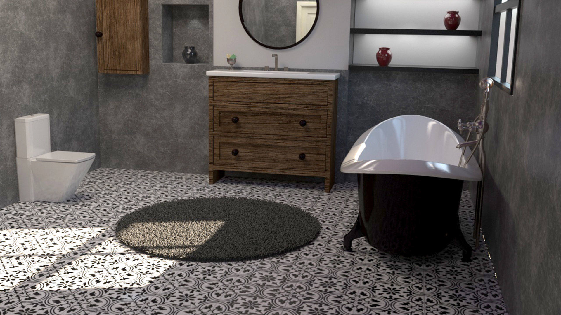 Bathroom 3D model_3