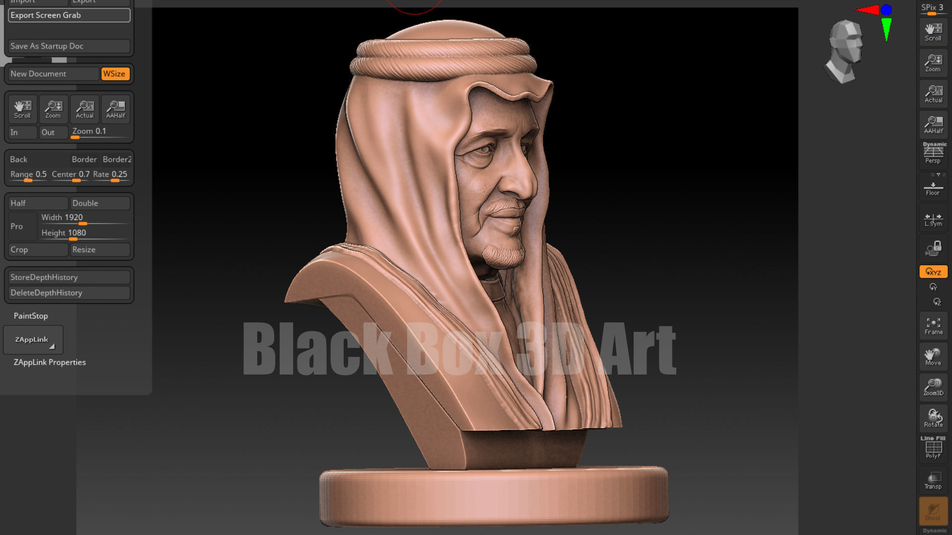 saudi king salman Salman bin Abdulaziz 3D print model_6