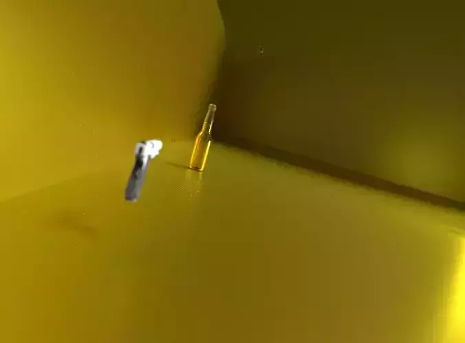 THE SHOOT beer bottle on wall