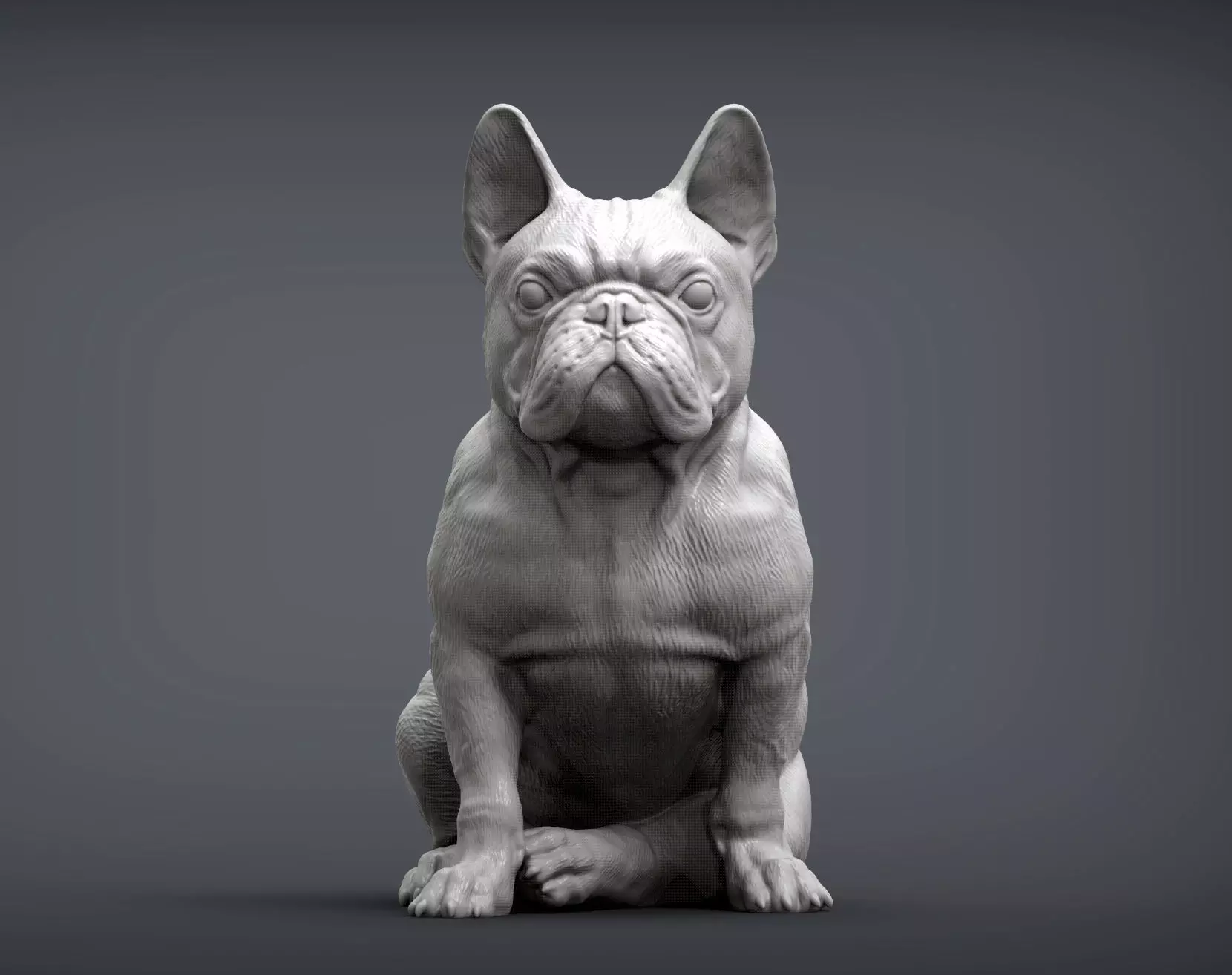 French Bulldog 3D print model_0
