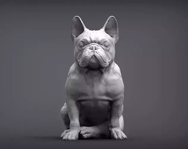 French Bulldog 3D print model