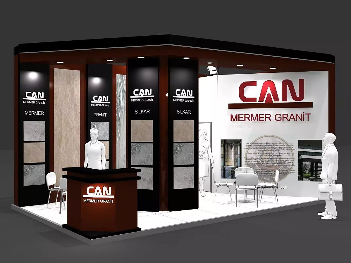 Exhibition Stand - ST0072 3D model_0