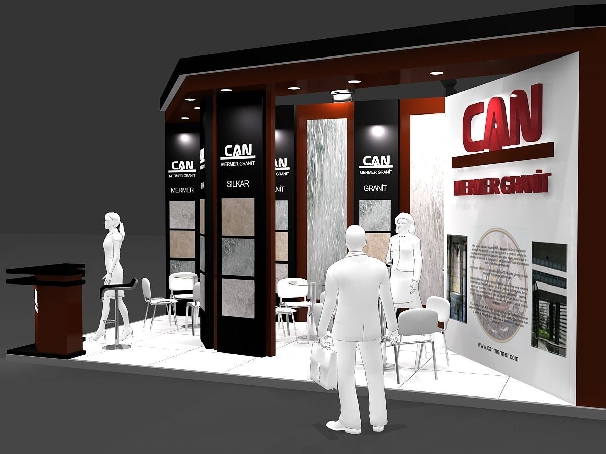 Exhibition Stand - ST0072 3D model_1