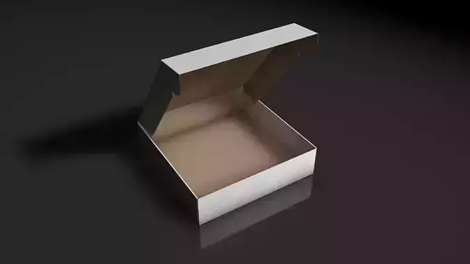 box pizza rigged Low-poly 3D model