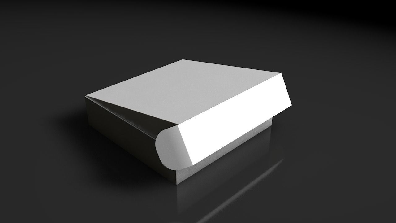 box pizza rigged Low-poly 3D model_1