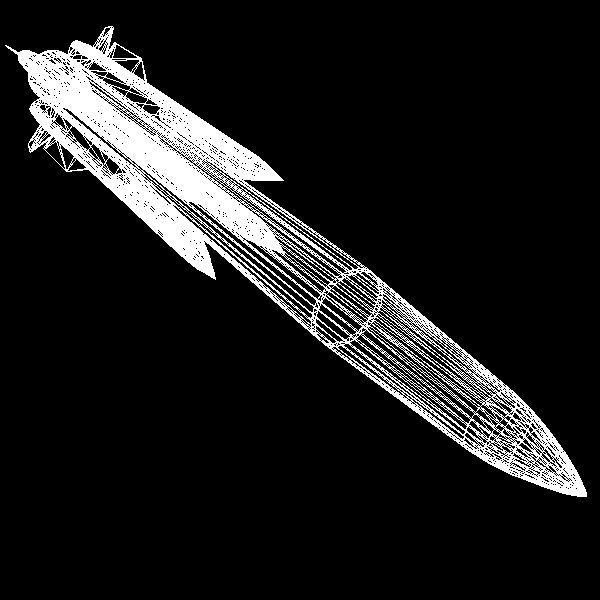 AS-17 Air Launched Cruise Missile 3D model_8