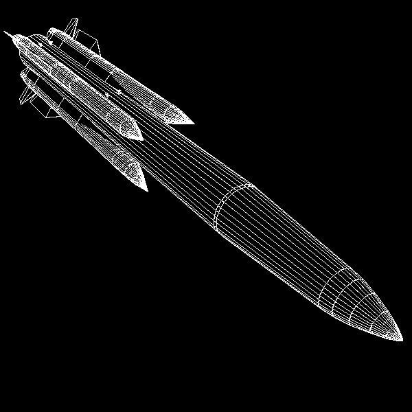 AS-17 Air Launched Cruise Missile 3D model_7