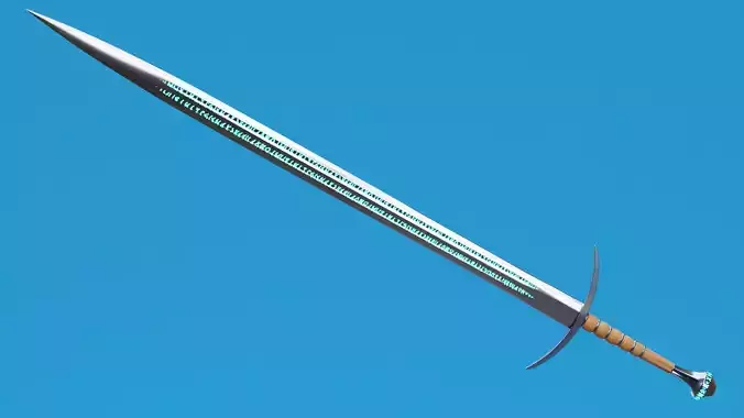 Runic Bastard Sword