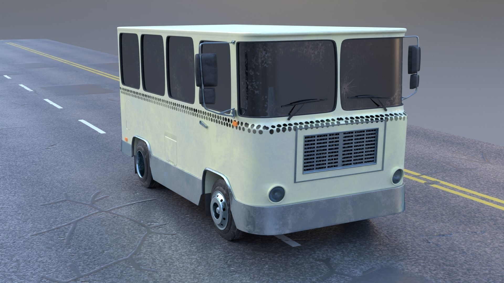 Minibus Deutz 1989 3D model_5
