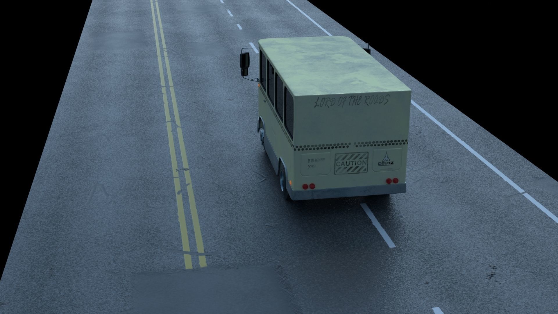 Minibus Deutz 1989 3D model_8