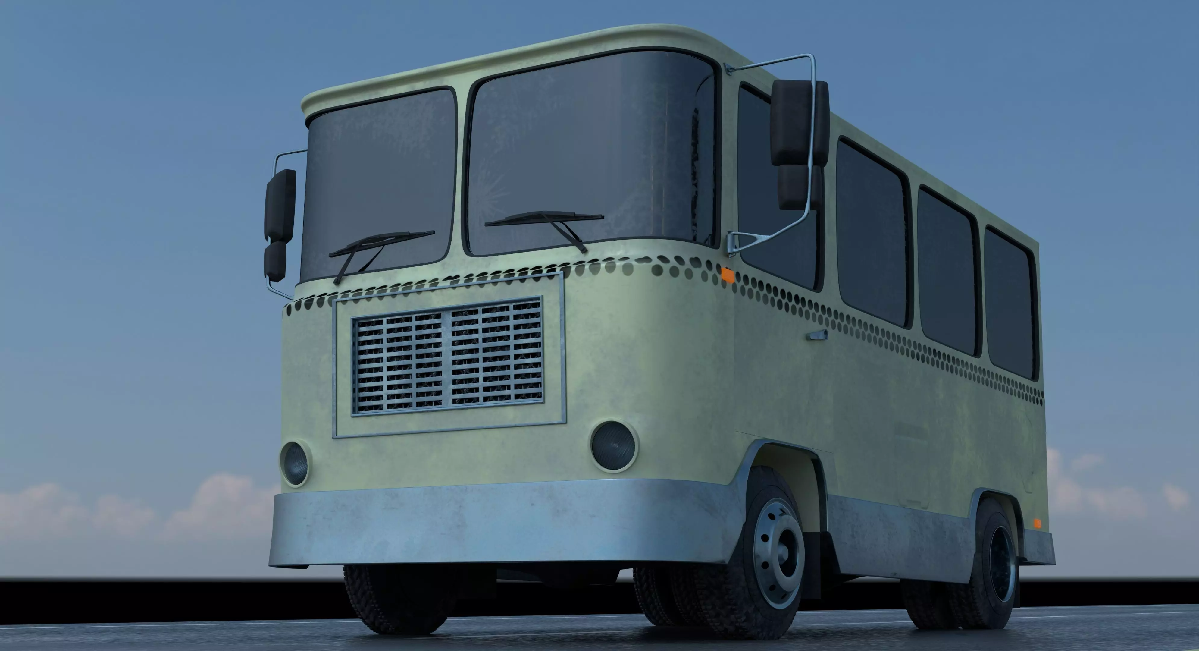 Minibus Deutz 1989 3D model_0