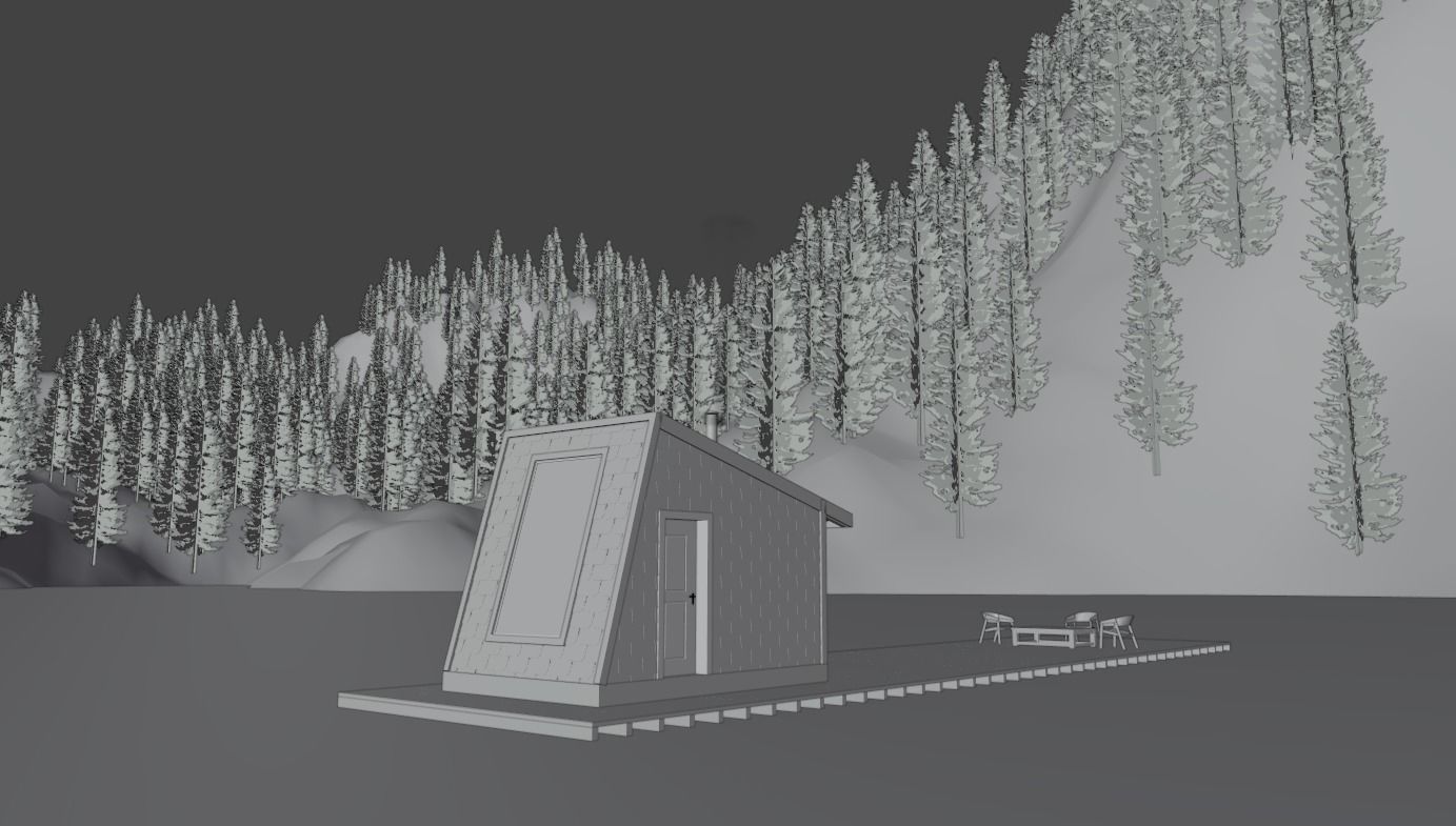FLOATING CABIN 3D model_5