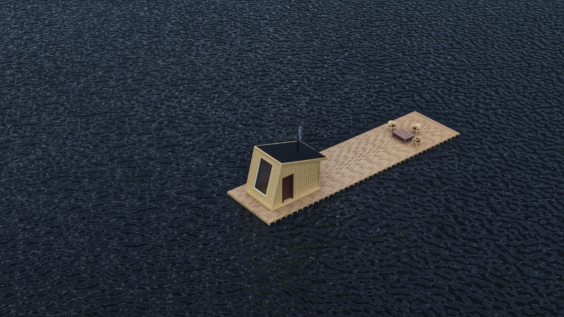 FLOATING CABIN 3D model_1