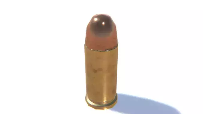 45ACP Ammo Low-poly 3D model
