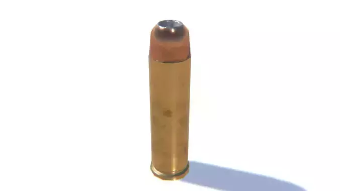 45Colt Ammo Low-poly 3D model