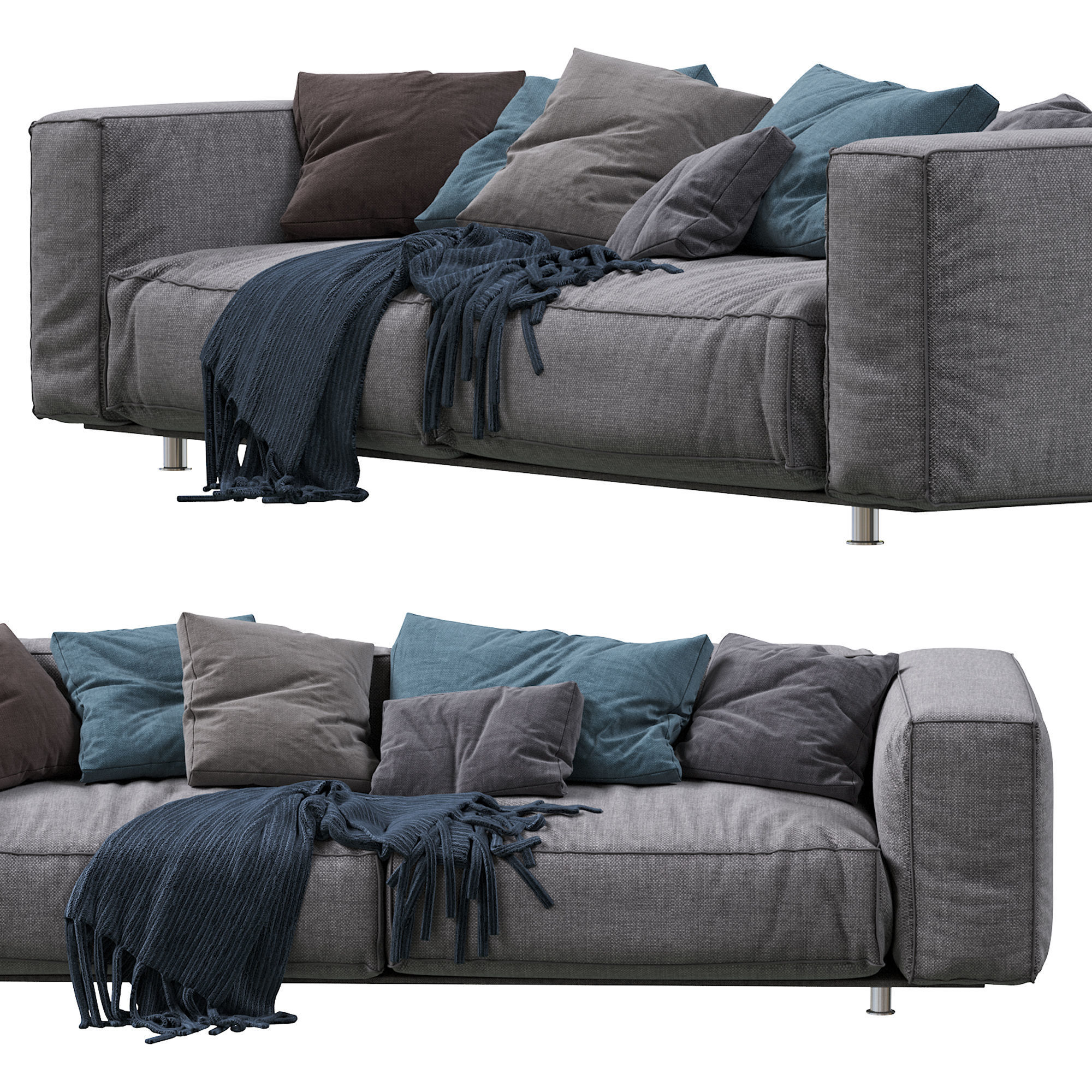 Edra - Sofa By Francesco Binfare 3D model_2