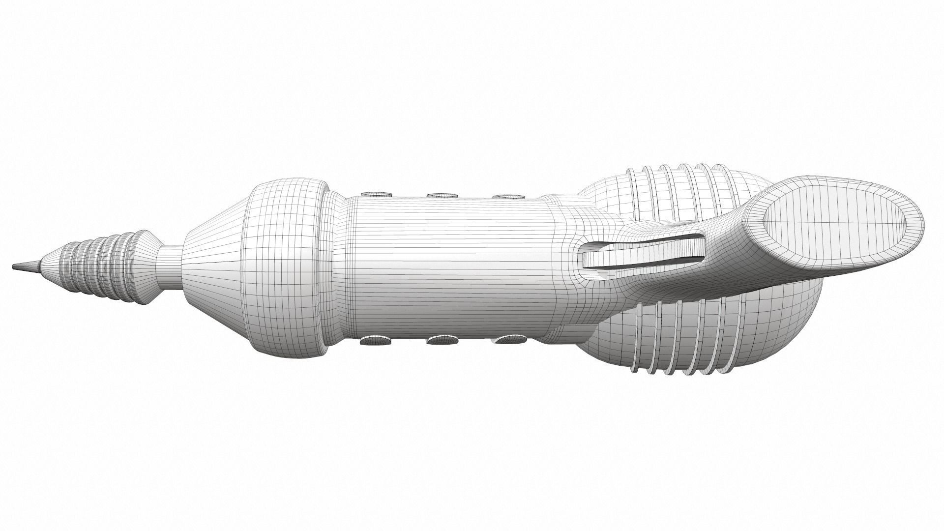 Toy laser ray gun 01 3D model_9