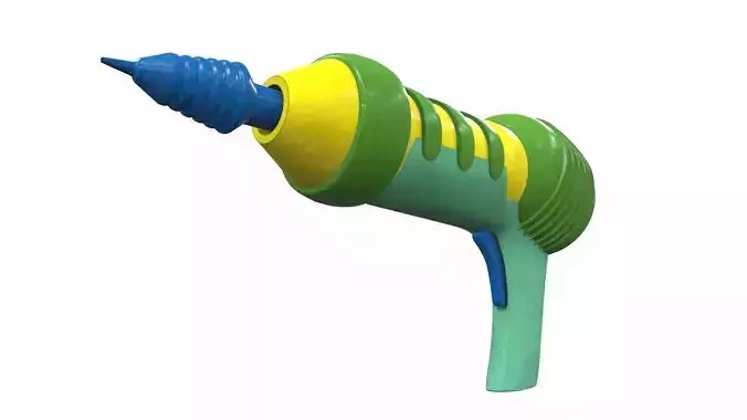 Toy laser ray gun 01 3D model