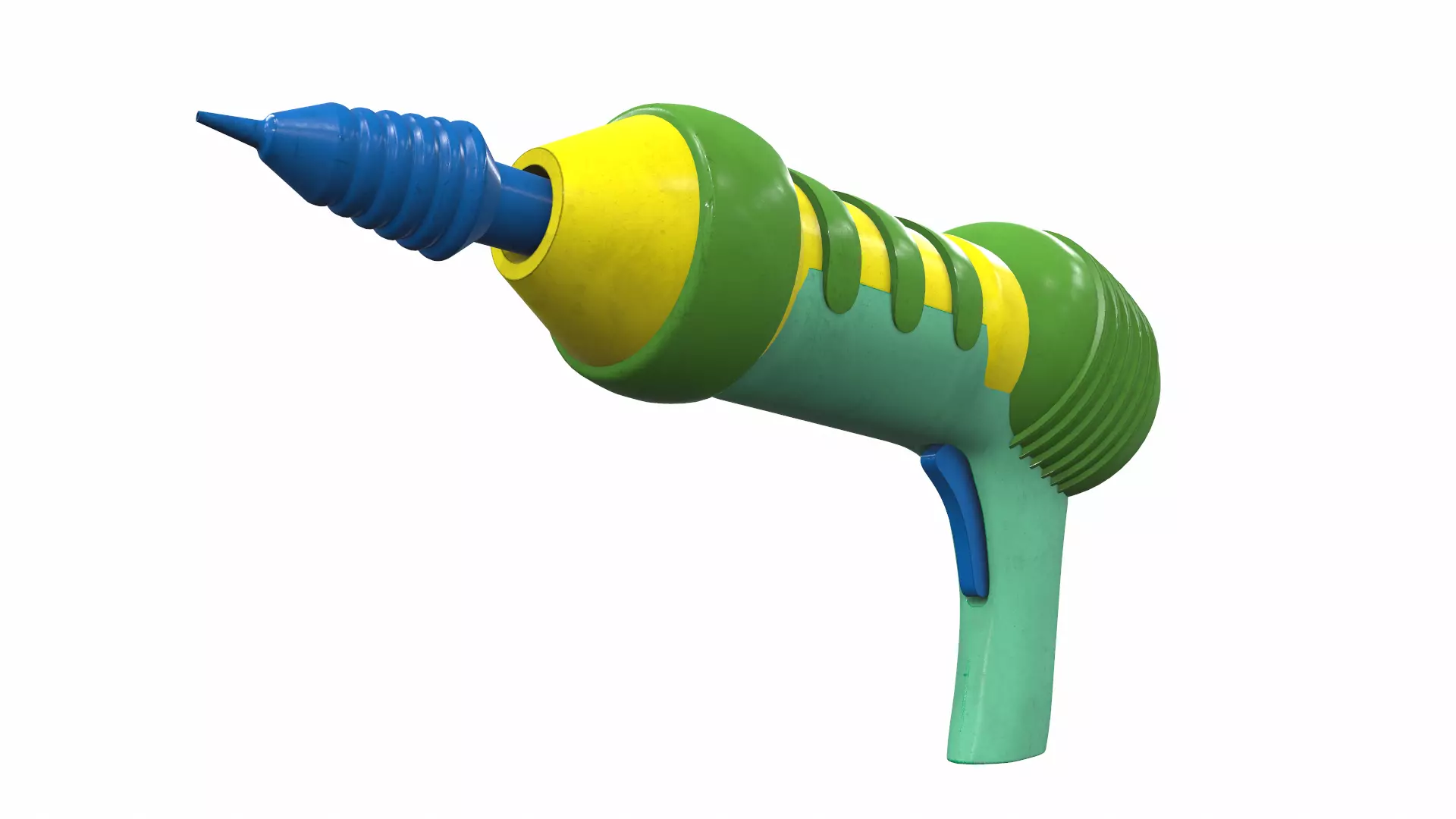 Toy laser ray gun 01 3D model_0