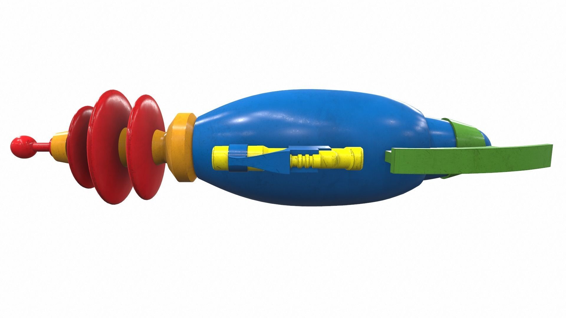 Toy laser ray gun 03 3D model_4