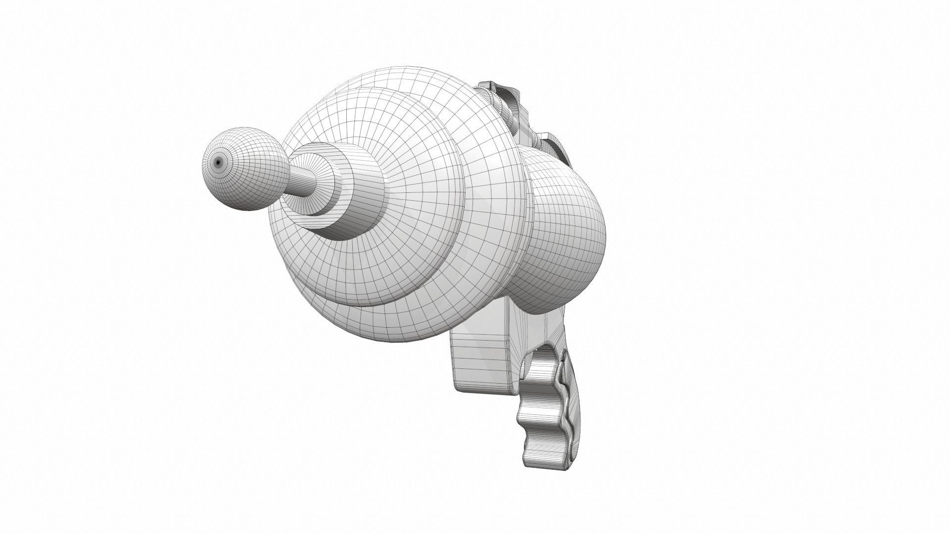 Toy laser ray gun 03 3D model_7