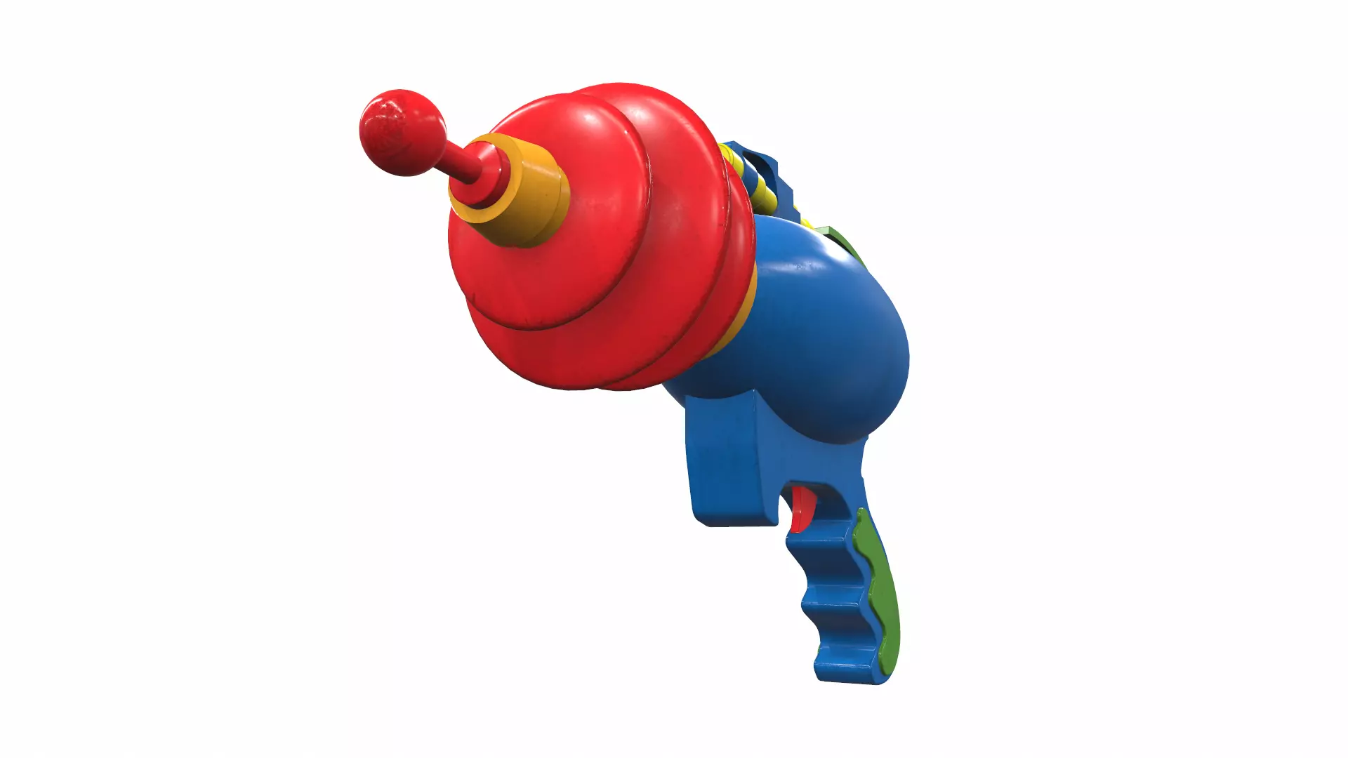 Toy laser ray gun 03 3D model_0