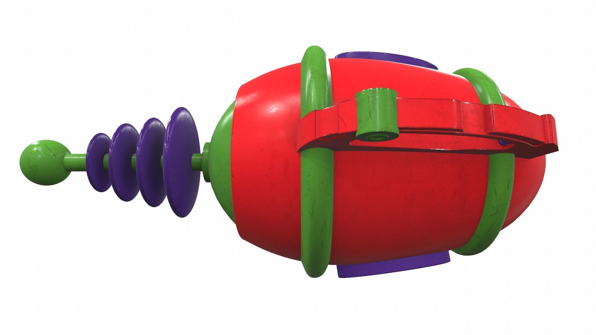 Toy laser ray gun 04 3D model_4