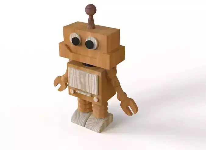toy robot 3D model