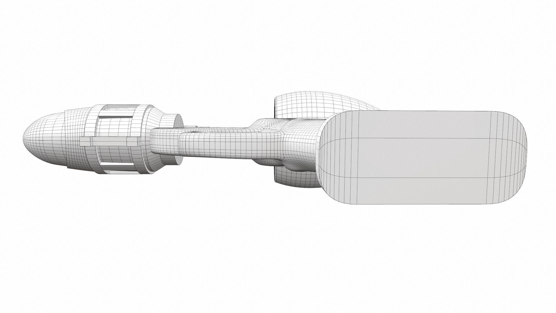 Toy laser ray gun 08 3D model_10